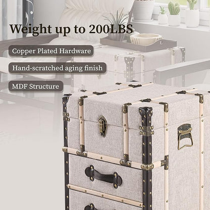 Aoikax Vintage Storage Chest - Image 4