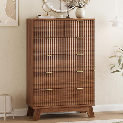 Xixini Fluted Dresser for Bedroom - Image 7