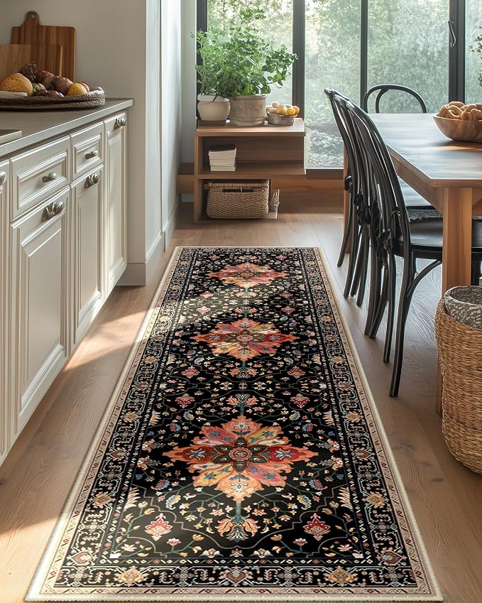 RELEANY Area Rugs 2'x8' Runner Rug Non Slip Washable - Image 3