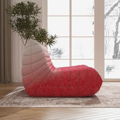 Bean Bag Chair, Loveseat Fireside Chair Bean Bag Sofa Large Bean Bag Chair - Image 7