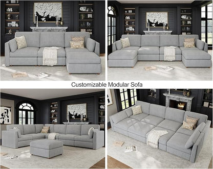 109'' Oversized Modular Sectional Sofa - Image 8