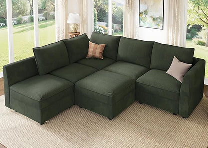 HONBAY Modular Sectional Sofa L Shaped Sectional Couch by HONBAY