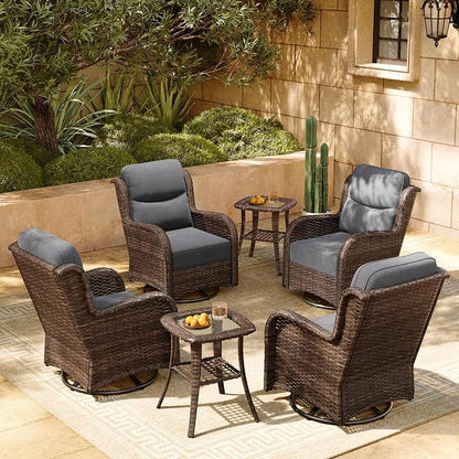 HILLGA 6-Piece Luxury Patio Furniture Set by HILLGA