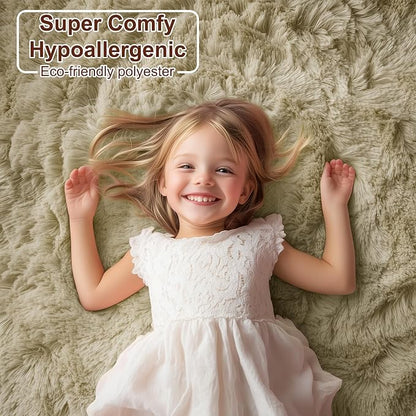 PAGISOFE Fluffy Large Living Room 5x7 Area Rugs, Fuzzy Shag Shaggy Rug Soft - Image 2