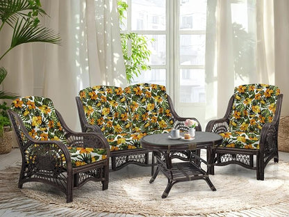 Malibu Lounge Loveseat Sofa Natural Rattan Wicker Handmade Design - Image 5