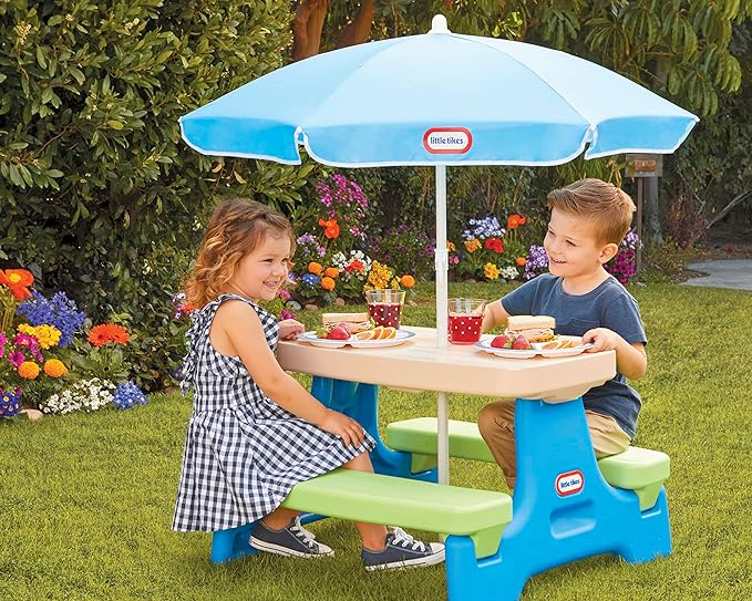 Little Tikes Easy Store Jr. Picnic Table - Image 2