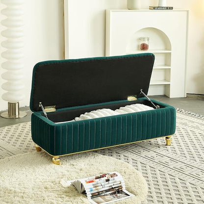 Yogald 47.24'' Chesterfield Ottoman - Image 4