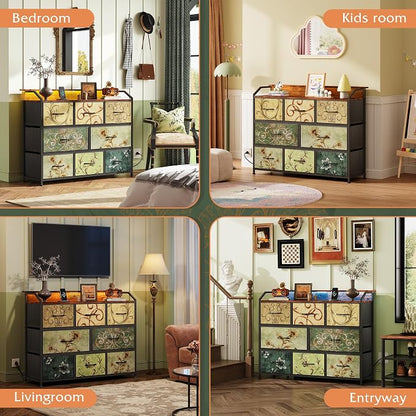 WLIVE Led Dresser for Bedroom, TV Stand for Bedroom - Image 3