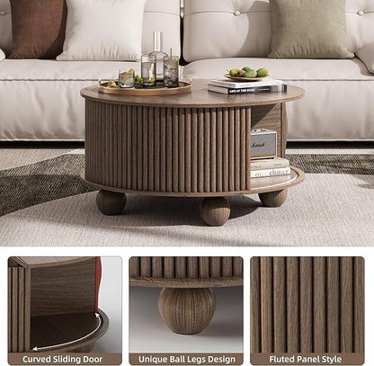 JOINICE Round Coffee Table - Image 3