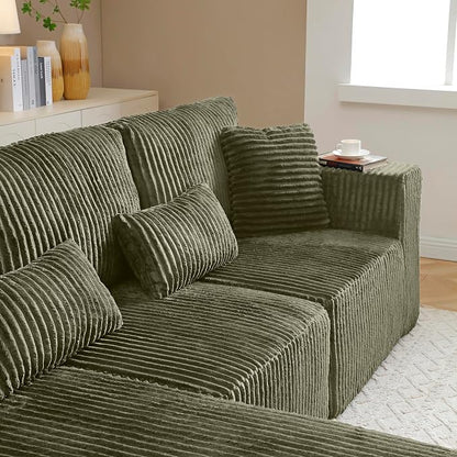 L Shaped Modular Boneless Sectional Couches - Image 8
