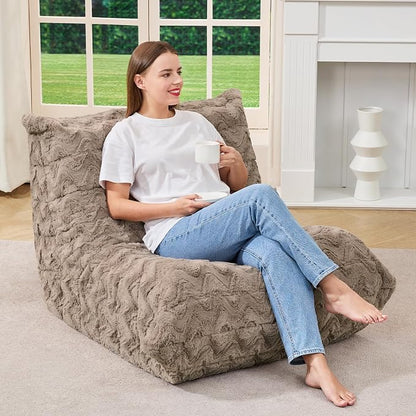Bean Bag Chairs for Adults Giant Bean Bag Chair Memory Foam BeanBag Chair Bean - Image 3