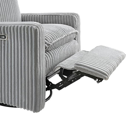 Oxford Baby Uptown Power Recliner/Glider, Ash Gray - Image 6
