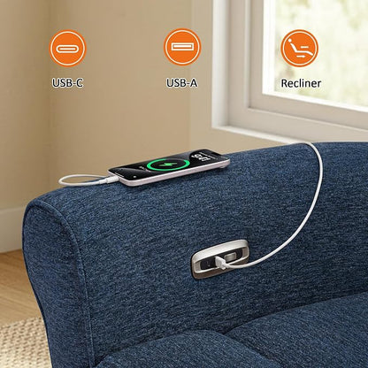 MCombo 87.8" Wall Hugger Power Reclining Sofa - Image 8