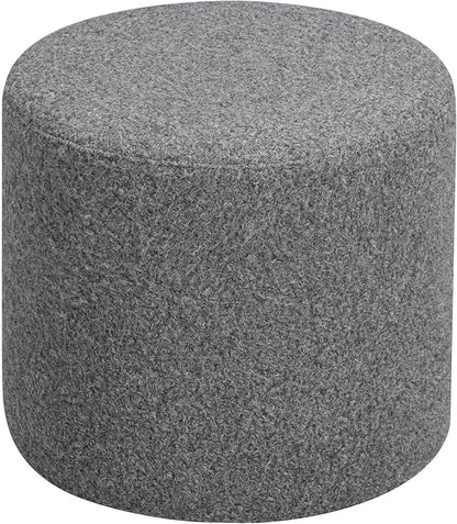 Studio Living Wentworth 19" Round Ottoman, Urban Transitional, Fully Assembled by StudioLiving