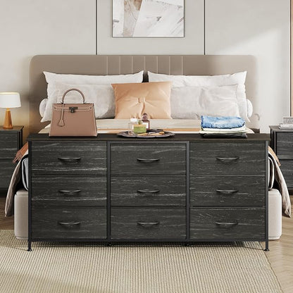 WLIVE 54''W Dresser for Bedroom, 65 inch TV, Wide Chest of Drawers - Image 2