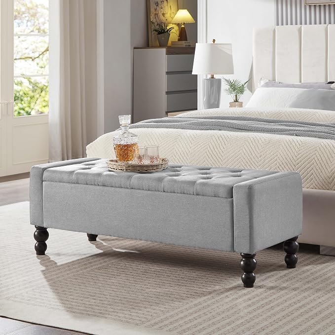 50" W Storage Ottoman Bench by DRM%E2%80%98SCUUM