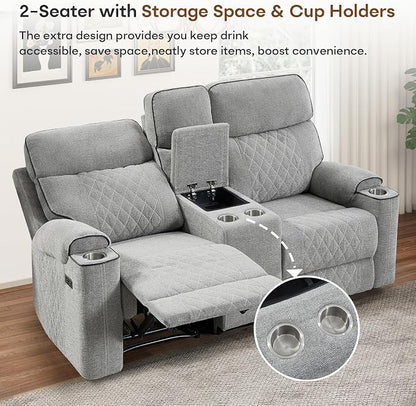 HAOMARKETS 2-Piece Power Recliner Sofa Set - Image 5