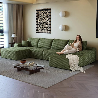 AUGOP 136" Sectional Couches for Living Room Modern Modular Sofa - Image 5