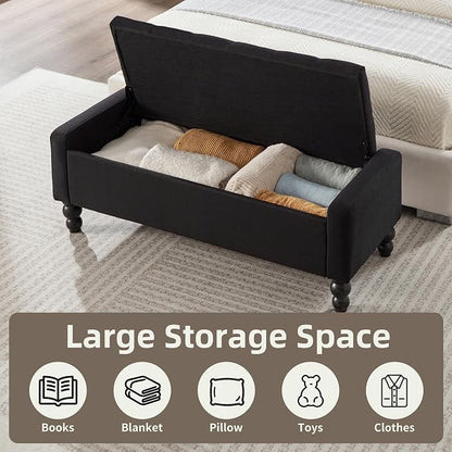 50" W Storage Ottoman Bench - Image 3