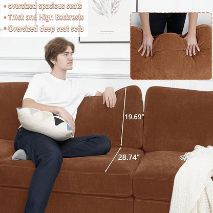 EASE MOOSE Oversized Sectional Modular Sofa, Chenille Large L Shape Sectional - Image 7