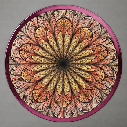 Homes: Inside + Out Halric Modern 24" Tall Round End Table - Image 11