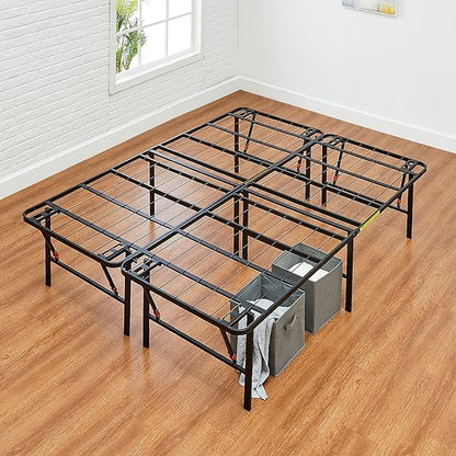 Amazon Basics Bed Frame with Storage, Foldable Metal Platform, Sturdy Steel - Image 2