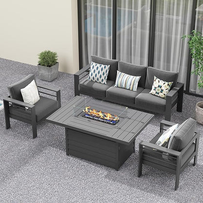 Solaste Aluminum Patio Furniture Set - Image 8