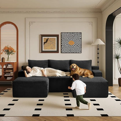 96" Sectional Couches for Living Room Cloud Couch Sofa - Image 7
