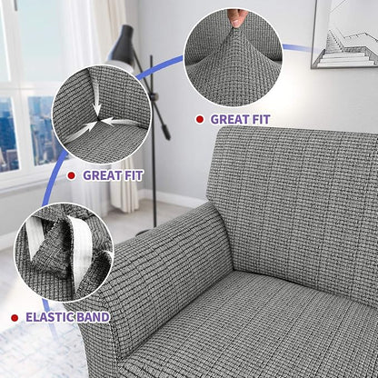ZNSAYOTX 2 Piece Chair Covers for Living Room - Image 3