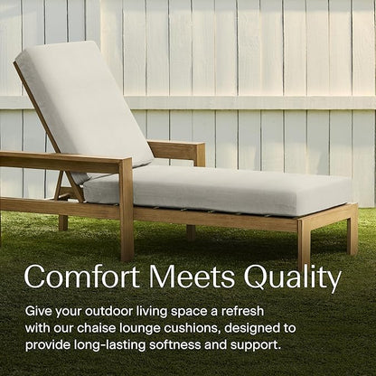 Honeycomb Outdoor Chaise Lounge Cushion - Image 3