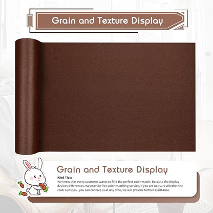 KING MOUNTAIN Leather Repair Patch, 16 x 60 Inches self Adhesive Leather Repair - Image 2
