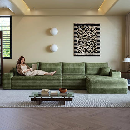 AUGOP 136" Sectional Couches for Living Room Modern Modular Sofa by AUGOP
