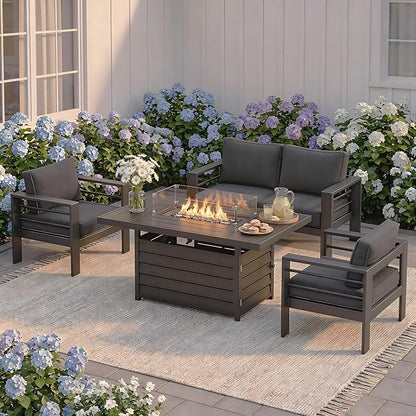 Solaste Aluminum Patio Furniture Set by Solaste