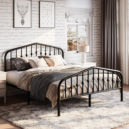 SHA CERLIN Full Size Metal Platform Bed Frame - Image 2