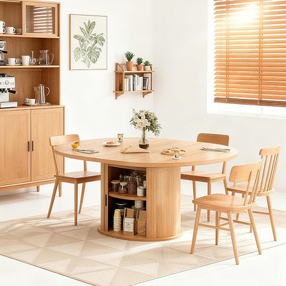 Wildhome Extendable Round Dining Table - Image 9