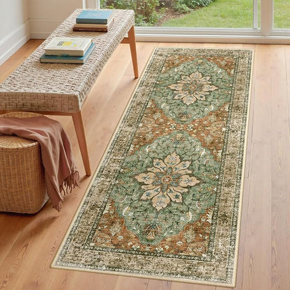 RELEANY Area Rugs 3'x6' Runner Rug Non Slip Washable - Image 3