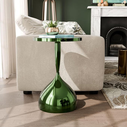 Homes: Inside + Out Halric Modern 24" Tall Round End Table - Image 2