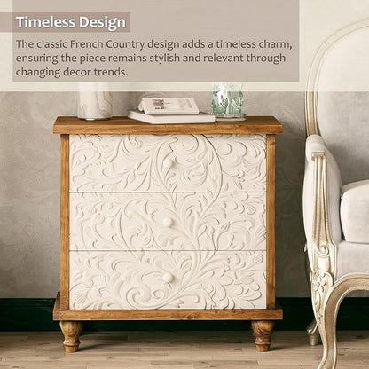 3 Drawer Farmhouse Dresser - Image 3