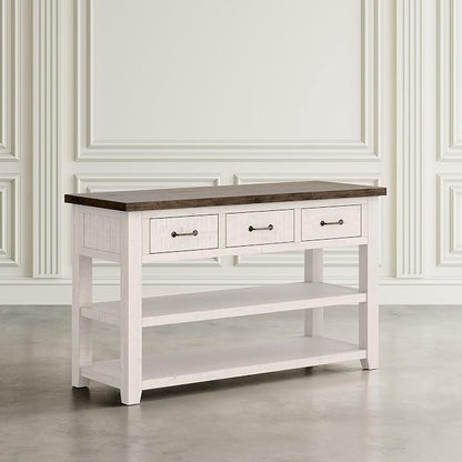 Jofran Madison County Pine Farmhouse Console Table 50", Sofa Table - Image 9