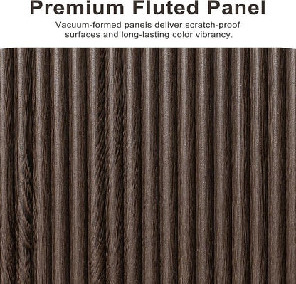 3-Piece Fluted Living Room Set Includes 2 Fluted Night Stand - Image 9