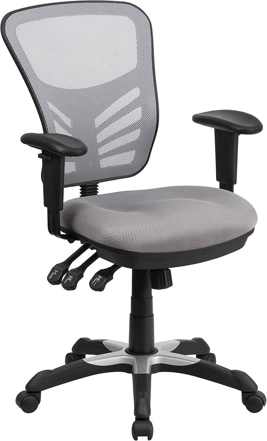 Flash Furniture Nicholas Mid-Back Swivel Office and Gaming Chair, Ergonomic by FlashFurniture