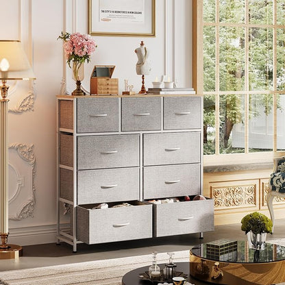 WLIVE 9-Drawer Dresser, Fabric Storage Tower - Image 4