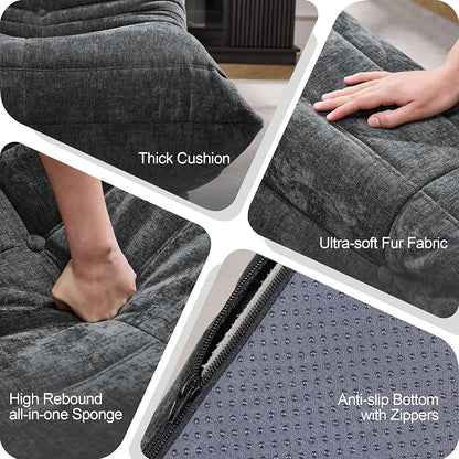 Bean Bag Chairs for Adults Giant Bean Bag Chair Memory Foam BeanBag Chair Bean - Image 7