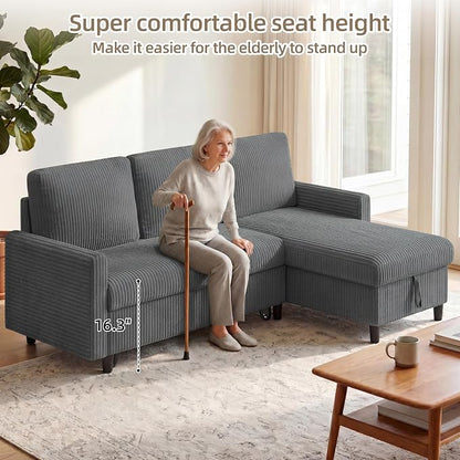 JAMFLY Pull Out Sleeper Sofa Bed - Image 7
