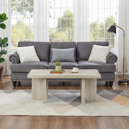 Roundhill Furniture Mchome 3-Piece Coffee Table Set, Coffee Table and Two End - Image 7