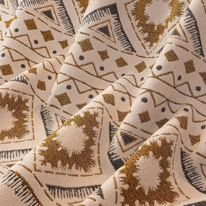 VClife Boho Couch Cover, Aztec Geometric Pattern Jacquard Chenille Couch Cover - Image 7