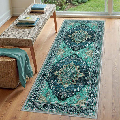 RELEANY Area Rugs 3'x6' Runner Rug Non Slip Washable - Image 3