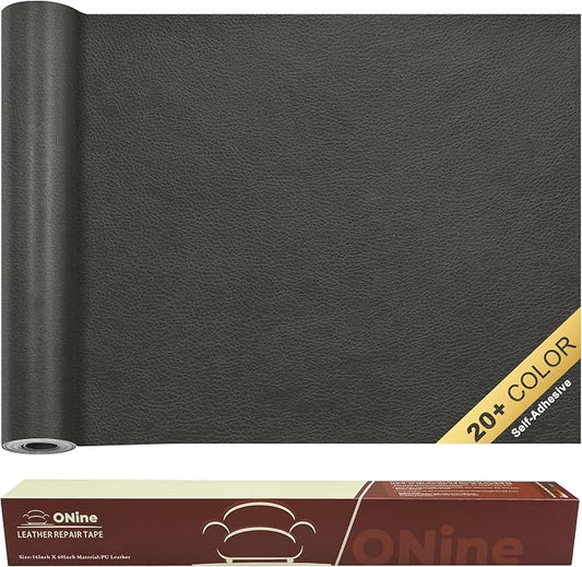 ONine Leather Repair Patch，Self-Adhesive Couch Patch，Multicolor Available by Onine