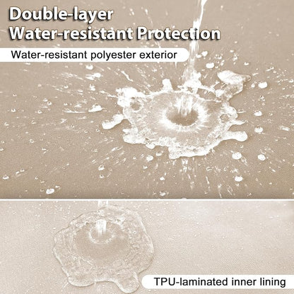 Outdoor Deep Seat Cushion Set, 24x24 Inch Water-Resistant & Fade-Resistant - Image 3
