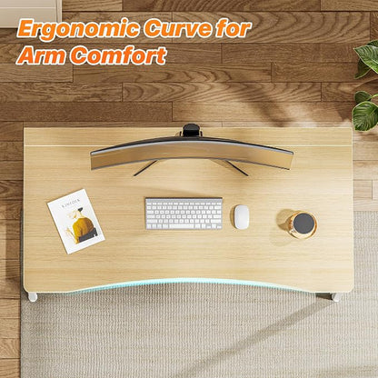 Huuger Folding Desk for Small Spaces, 39.3 Inch Foldable Computer Table - Image 5